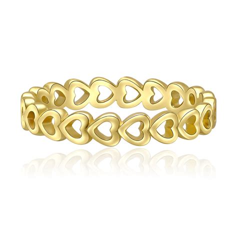 versace hearts ring band|Heart Ring Gold .